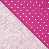 3mm Fuchsia Rustikaler Stoff mit Punktmuster - Ribes y Casals