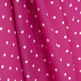 3mm Fuchsia Rustikaler Stoff mit Punktmuster - Ribes y Casals