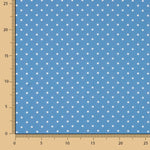 Stoff Rustikales Punktmuster 3mm Blau - Ribes y Casals