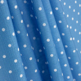 Stoff Rustikales Punktmuster 3mm Blau - Ribes y Casals