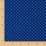 3mm Blauer Rustikaler Stoff mit Punkt-Muster - Ribes y Casals