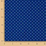 3mm Blauer Rustikaler Stoff mit Punkt-Muster - Ribes y Casals