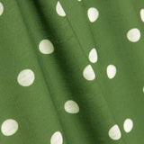 Olive 7mm Rustic Dot Gemusterter Stoff - Ribes y Casals