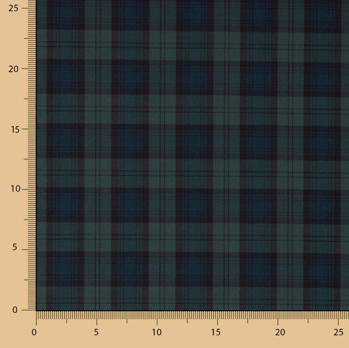 Tartan Baumwollhemd Dunkelgrün - Ribes y Casals