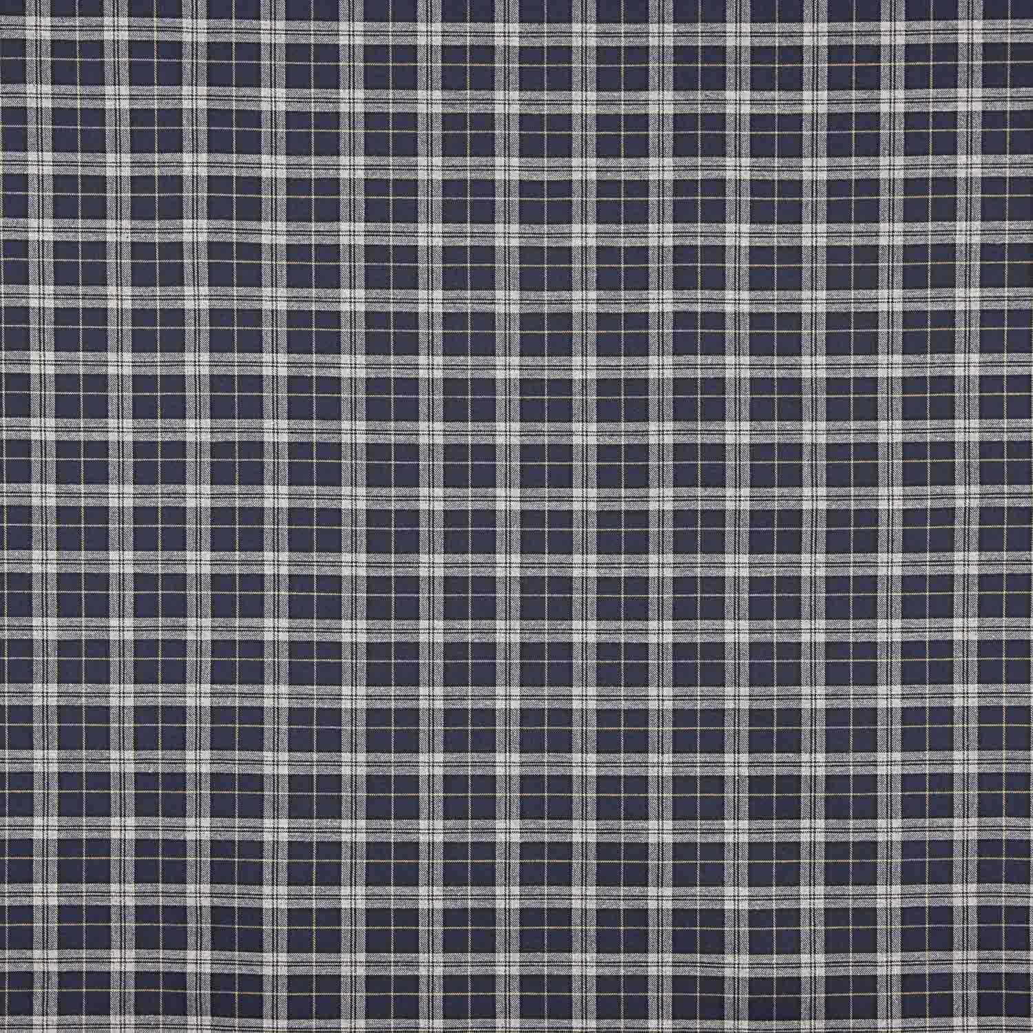 Viyela Edinburgh Square Marine-Grau - Ribes y Casals