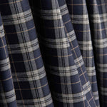Viyela Edinburgh Square Marine-Grau - Ribes y Casals