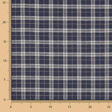 Viyela Edinburgh Square Marine-Grau - Ribes y Casals