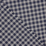 Retal Viyela Boston Marino-Grau Gemälde 50 x 150 cm - Ribes y Casals