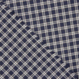 Retal Viyela Boston Marino-Grau Gemälde 50 x 150 cm - Ribes y Casals