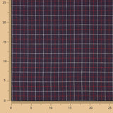Retal Viyela Tischtuch Norwegen Marine-Rot - Breite 150 cm - Ribes y Casals