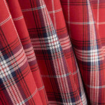 Retal Viyela Bild Glasgow Rot - Verschiedene Größen x Breite 150 cm - Ribes y Casals