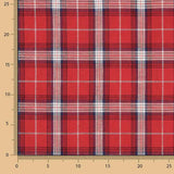 Retal Viyela Bild Glasgow Rot - Verschiedene Größen x Breite 150 cm - Ribes y Casals