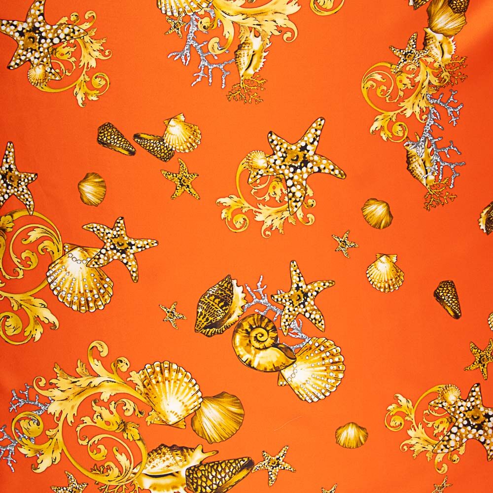 Satin Silk Natural Portofino Coral Intense - Ribes y Casals