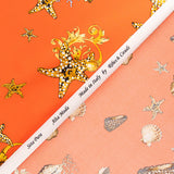 Satin Silk Natural Portofino Coral Intense - Ribes y Casals
