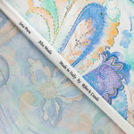 Satin Naturseide Savona Soft Blue - Ribes y Casals