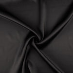 Schwarzer Natur-Seidenstoff-Satin - Ribes y Casals