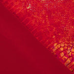 Samt-Elasthan-Schlange Rot - Ribes y Casals
