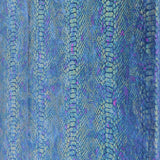 Samt-Elasthan-Schlange Blau - Ribes y Casals
