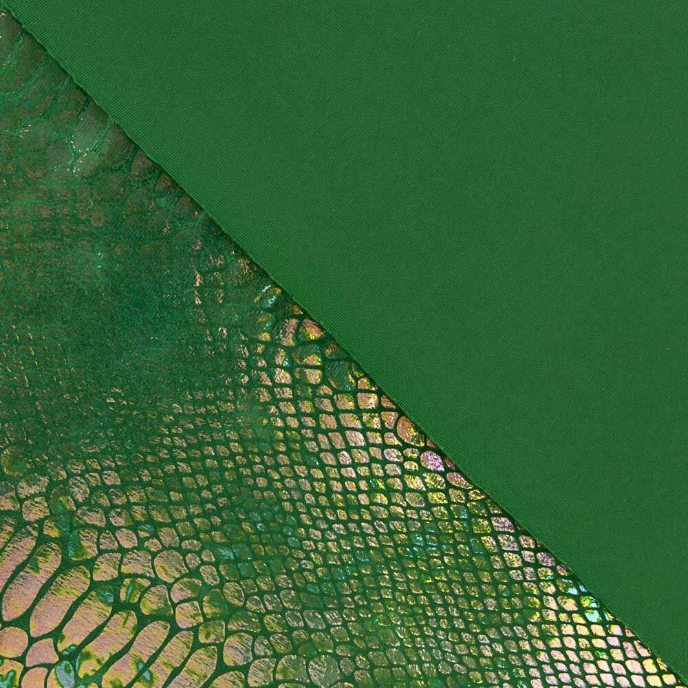 Retal Samt Spandex Schlange Grün - Verschiedene Größen x Breite 145 cm - Ribes y Casals