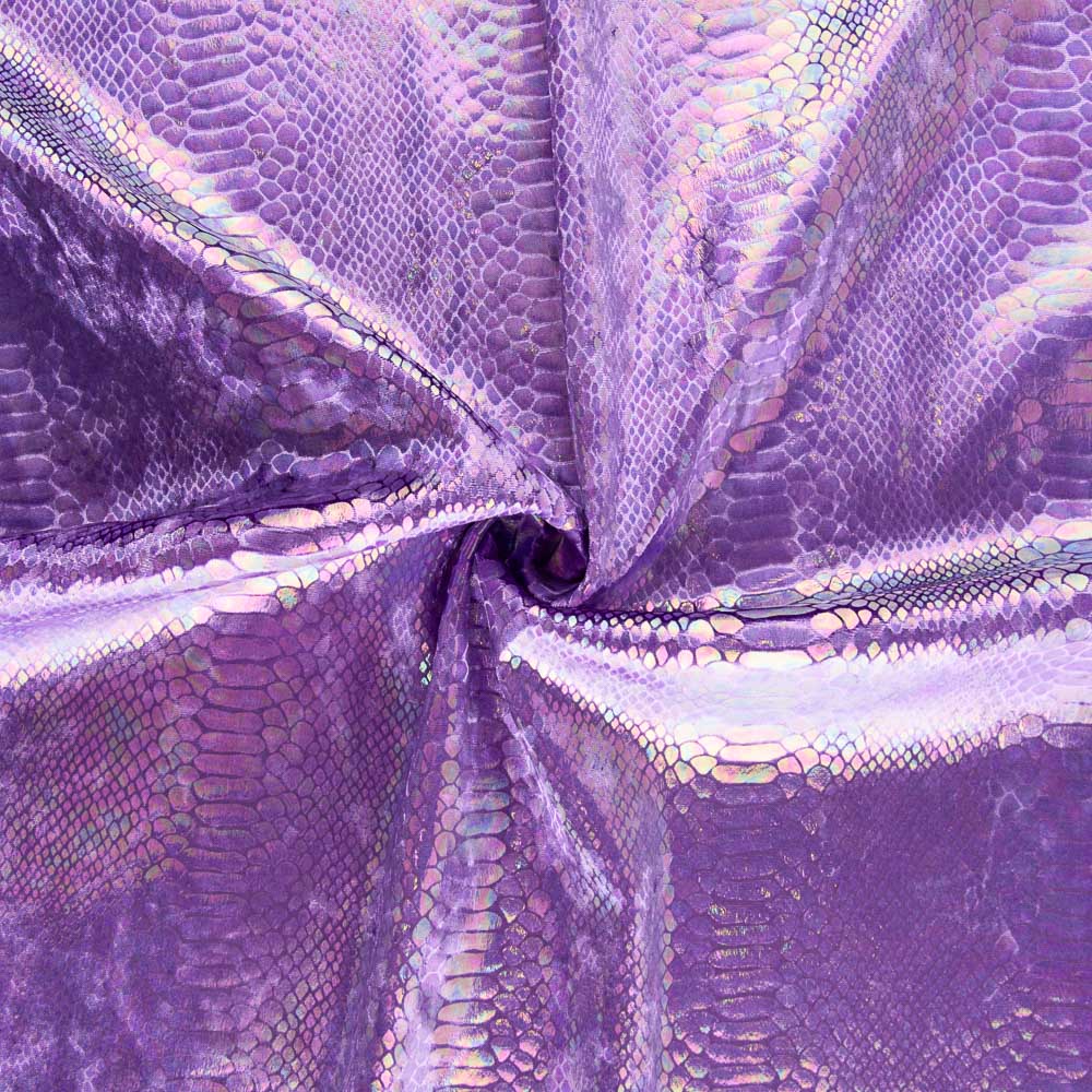 Samt-Elasthan-Schlange Lila - Ribes y Casals