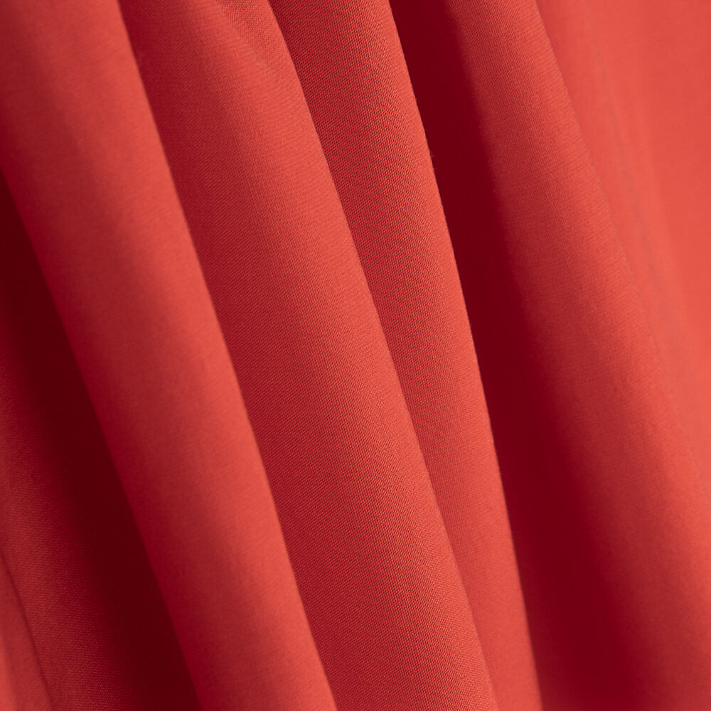 Tencel-Stoffrest, einfarbig rot – verschiedene Maße x Breite 140 cm - Ribes y Casals