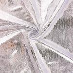 Samt-Elasthan-Eidechse Silber - Ribes y Casals