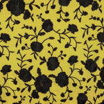 Bestickter Schal Schwarz Tencel Albero - Ribes y Casals