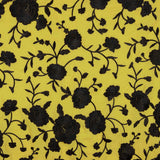 Bestickter Schal Schwarz Tencel Albero - Ribes y Casals