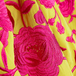 Bestickter Fuchsia Tencel Albero-Schal - Ribes y Casals