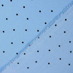 Koshibo Polka Dots Hellblau-Schwarz Nadel - Ribes y Casals
