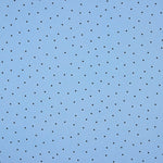 Polyester Krepp gepunktet Mini Blau - Ribes y Casals