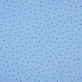 Polyester Krepp gepunktet Mini Blau - Ribes y Casals