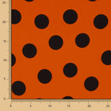 Polyester Krepp Polyester Heavy Drop Lunar 33mm Orange - Ribes y Casals