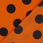 Polyester Krepp Polyester Heavy Drop Lunar 33mm Orange - Ribes y Casals
