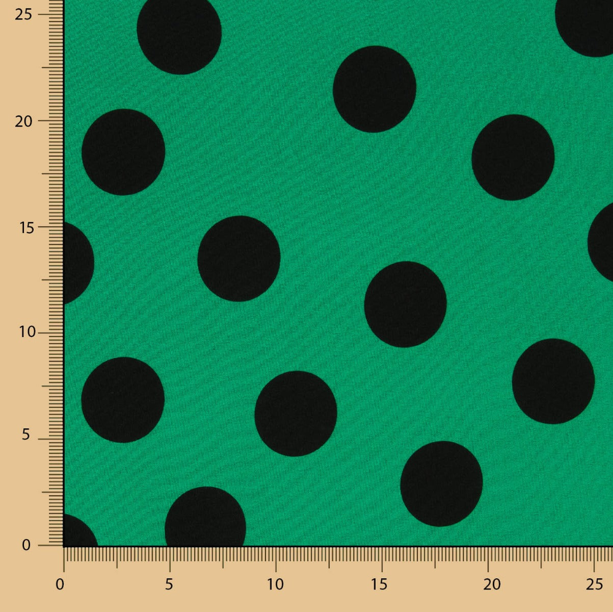 Polyester Krepp Polyester Schwerer Tropfen 33mm Grün - Ribes y Casals