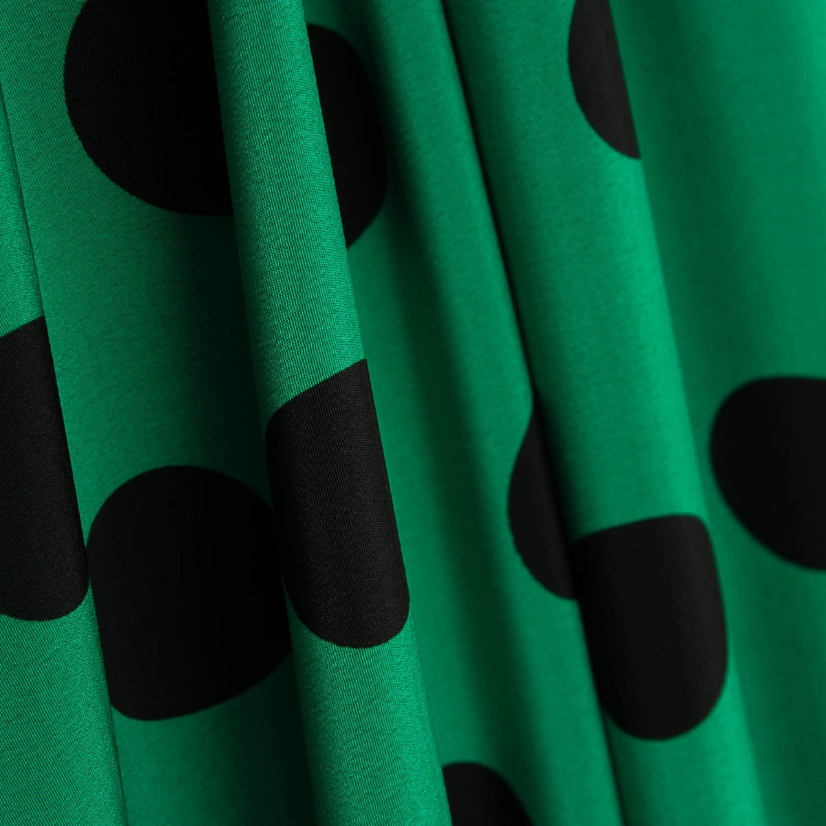 Polyester Krepp Polyester Schwerer Tropfen 33mm Grün - Ribes y Casals
