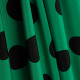 Polyester Krepp Polyester Schwerer Tropfen 33mm Grün - Ribes y Casals