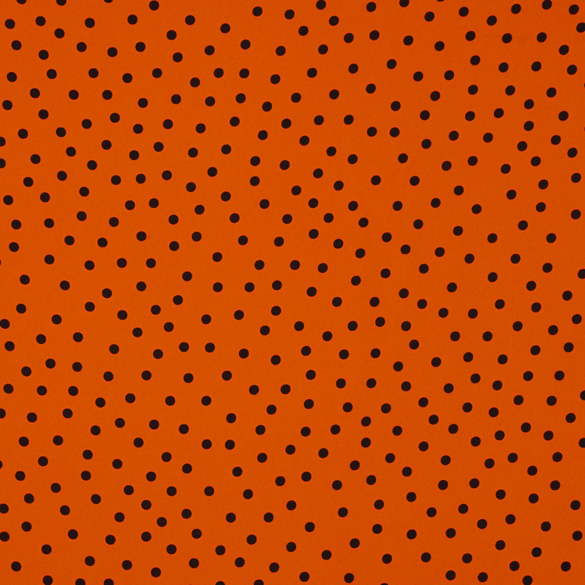 Polyester Krepp Polyester Tropfen Punkt 7mm Orange - Ribes y Casals