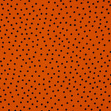 Polyester Krepp Polyester Tropfen Punkt 7mm Orange - Ribes y Casals