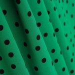 Polyester Crep Polyester Heavy Drop Lunar 7mm Grün - Ribes y Casals