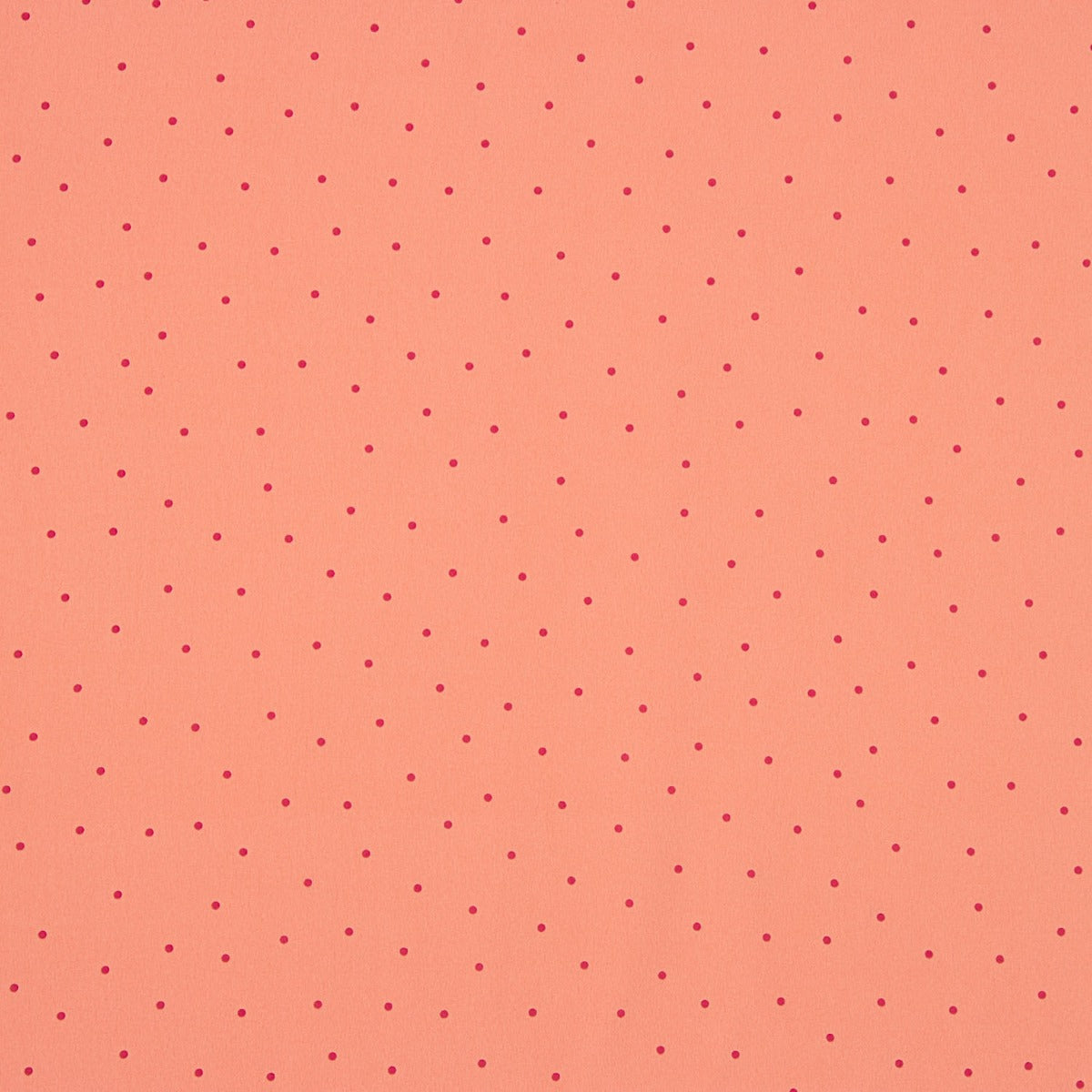 Polyester Krepp Polka Dot Polka Dot Mini Coral - Ribes y Casals