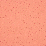 Polyester Krepp Polka Dot Polka Dot Mini Coral - Ribes y Casals