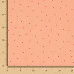 Polyester Krepp Polka Dot Polka Dot Mini Coral - Ribes y Casals