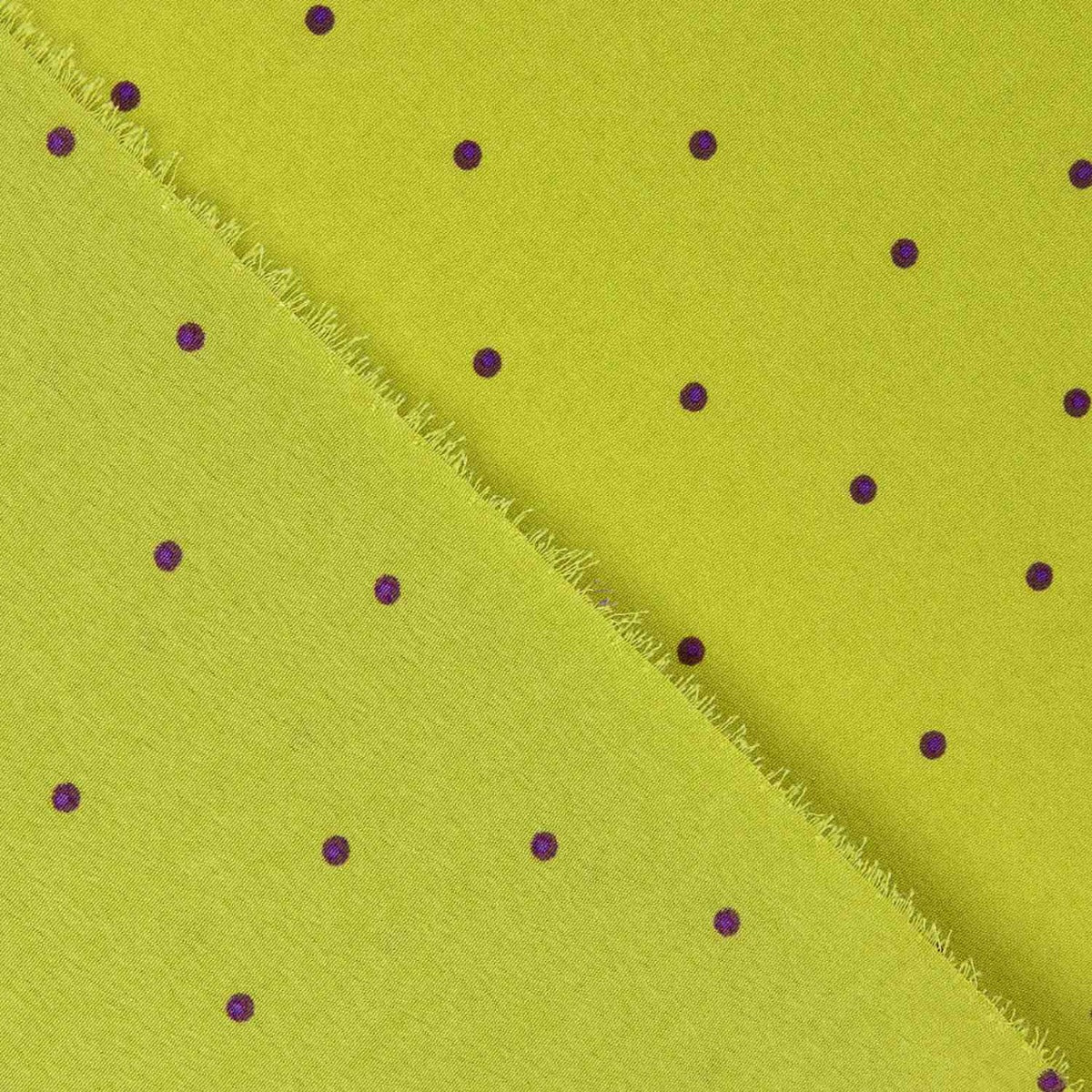 Polyester Crep Polyester Mucha Caída Lunar Mini Öl - Ribes y Casals