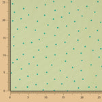 Polyester Krepp Polyester Tupfen Tropfen Mini Grün - Ribes y Casals