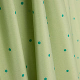 Polyester Krepp Polyester Tupfen Tropfen Mini Grün - Ribes y Casals