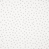 Polyester Krepp Polka Dot Mini Drop Weiß - Ribes y Casals