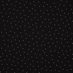 Polyester Crepe Polka Dot Mini Drop Schwarz - Ribes y Casals