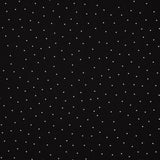 Polyester Crepe Polka Dot Mini Drop Schwarz - Ribes y Casals