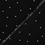 Polyester Crepe Polka Dot Mini Drop Schwarz - Ribes y Casals